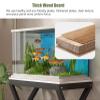 Metal Aquarium Stand for 50–100 cm Aquariums, Black view 3