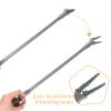 Extra-Long Aquarium Tongs for Plants and Fish in Freshwater and Saltwater view 3