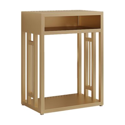 Aquarium Stand, Metal Aquarium Stand, Gold, 4