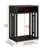 Aquarium Stand, Metal Aquarium Stand, Gold, 4 view 2