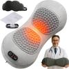 3-in-1 Back Therapy 2026 Back Massager for Sciatica Pain Relief, with Spinal Traction, Heat and Vibration, 135 Golden Curvature, Gray view 1