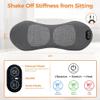 3-in-1 Back Therapy 2026 Back Massager for Sciatica Pain Relief, with Spinal Traction, Heat and Vibration, 135 Golden Curvature, Gray view 3