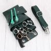 Hairdressing Tool and Scissor Bag, PU Leather Belt Holster, Dark Gray view 4