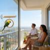 Portable Window-Mount Bird Perch with Suction Cup view 3
