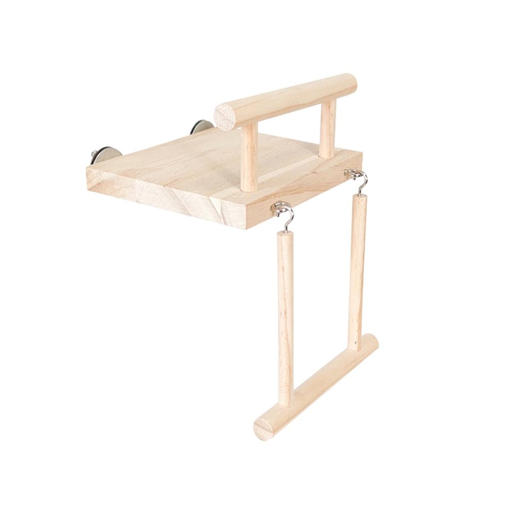 Wooden Parrot Perch Stand
