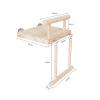 Wooden Parrot Perch Stand view 2