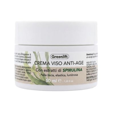 Anti-Aging Facial Cream with Spirulina Extracts, 50 ml
