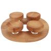 Aramox Wooden Sauna Headrest, Ergonomic Oak Neck Pillow for Head and Shoulder Relaxation, 6.69 x 9.06 in view 2