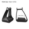CHICIRIS POM Plastic Stirrups with Black Padded Foam Footpads, Shock-Absorbing Design for Long-Distance Riding view 2