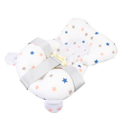 ibasenice Baby Bath Seat with Non-Slip Cotton and Mesh Bath Mat