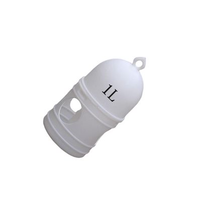 QUILSTM Automatic Bird Water Dispenser with Hanging Bottle, 1 L, White, 16 x 12 cm