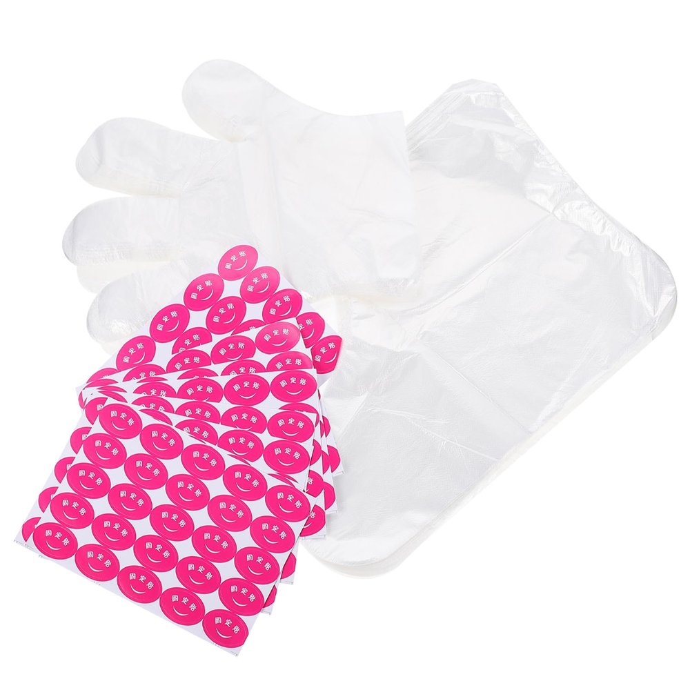 FESTFENDS Moisturizing Exfoliating Hand Gloves and Foot Masks Set with Securing Stickers
