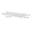 Sosoport Floating Bookshelf with Wavy Edge for Baby and Children's Rooms, White, 2-Pack view 2