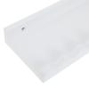Sosoport Floating Bookshelf with Wavy Edge for Baby and Children's Rooms, White, 2-Pack view 3