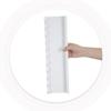 Sosoport Floating Bookshelf with Wavy Edge for Baby and Children's Rooms, White, 2-Pack view 4