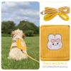 HAKIDZEL Dog Backpack Harness for Small Dogs, Yellow, Polyester, Small view 3
