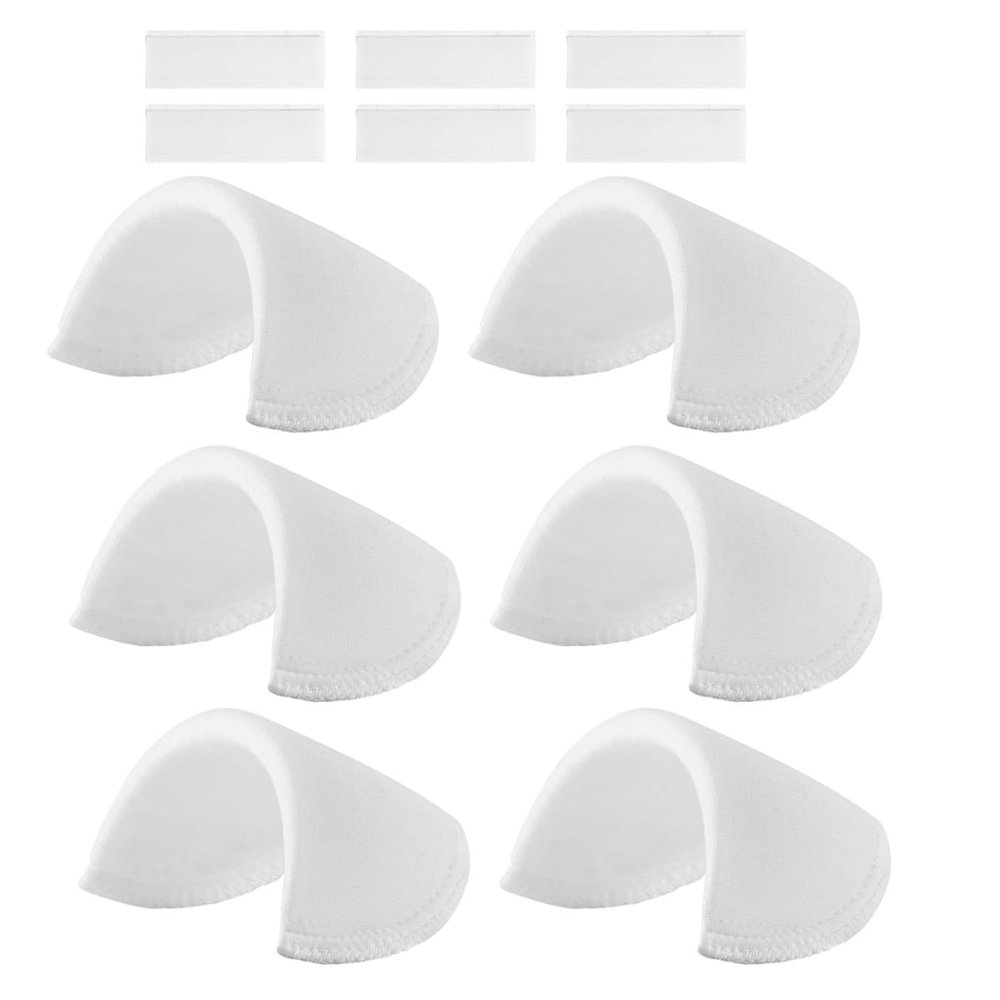 SHINEOFI 3 Pairs of Shoulder Pads for Women, Washable Sponge, Reusable, Invisible, for Suits and Professional or Everyday Use