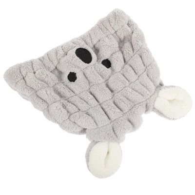 SOLUSTRE Absorbent Hair Drying Cap, Soft Coral Fleece, Cute Ear Design, Quick-Drying Towel Wrap for Babies