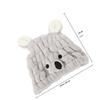 SOLUSTRE Absorbent Hair Drying Cap, Soft Coral Fleece, Cute Ear Design, Quick-Drying Towel Wrap for Babies view 2