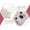 SOLUSTRE Absorbent Hair Drying Cap, Soft Coral Fleece, Cute Ear Design, Quick-Drying Towel Wrap for Babies view 3