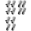 4-Pack 1-Inch Swivel Caster Wheels view 4