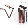 Foldable Crutches for Adults, Portable Adjustable Walking Aid view 2
