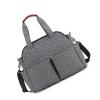 Elnwnnkc Large-Capacity Water-Resistant Diaper Storage Bag, Gray, One Size view 1