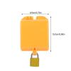 IMIKEYA Outdoor Faucet Lock, Yellow Plastic Child-Safety Cover view 2