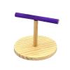 PUXZYAX Compact Non-Slip Wooden Tabletop Bird Stand view 2