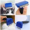Cat Grooming Brush with Ergonomic, Non-Slip Metal Handle view 3