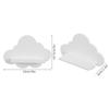 VICASKY Cloud-Shaped Plastic Wall Shelf for Children's Rooms, Bedrooms, and Living Rooms view 2