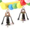 Rengue Wooden Bird Swing Toy with Bells for Small to Medium Parrots view 2