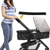 Universal Stroller Handlebar Cover, Soft Polyester, Black view 1