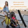 Universal Stroller Handlebar Cover, Soft Polyester, Black view 2
