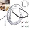 YPBEW Lockable Pet Door for Dogs and Cats, Transparent, for Windows, Gates and Walls view 2