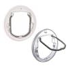 YPBEW Lockable Pet Door for Dogs and Cats, Transparent, for Windows, Gates and Walls view 4