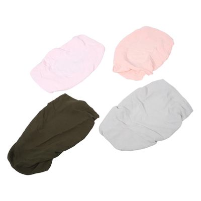 Toddmomy 4-Pack Soft Reusable Breathable Cotton Changing Pad Covers, 2 Sizes