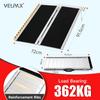 92 cm Wheelchair Ramp, Foldable Portable Anti-Slip Ramp, Load Capacity up to 362 kg, Threshold Ramp for Wheelchairs, Rollators & Mobility Scooters view 2