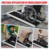 92 cm Wheelchair Ramp, Foldable Portable Anti-Slip Ramp, Load Capacity up to 362 kg, Threshold Ramp for Wheelchairs, Rollators & Mobility Scooters view 4