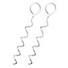 STOBAZA 2-Piece Iron Spiral Anchors for Dogs, Portable Garden Stakes for Dog Leashes view 1