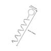 STOBAZA 2-Piece Iron Spiral Anchors for Dogs, Portable Garden Stakes for Dog Leashes view 2