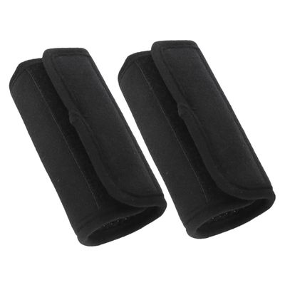 Crutch Hand Grip Pads, 1 Pair, Composite Cotton, Black
