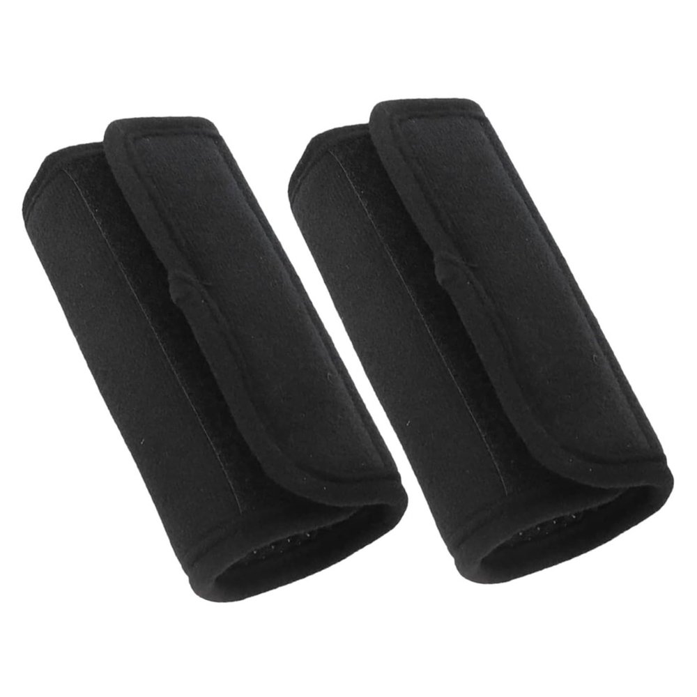 Crutch Hand Grip Pads, 1 Pair, Composite Cotton, Black