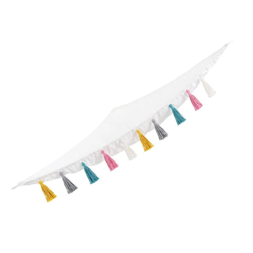SOIMISS Triangular Cotton Rope Toy Storage Net, Wall-Mounted, for Balls and Dolls