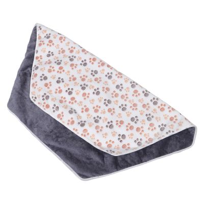 WATIIFUFU Hexagonal Washable Hygiene Pad for Dogs and Cats with Padded Coral Fleece Surface