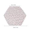 WATIIFUFU Hexagonal Washable Hygiene Pad for Dogs and Cats with Padded Coral Fleece Surface view 2