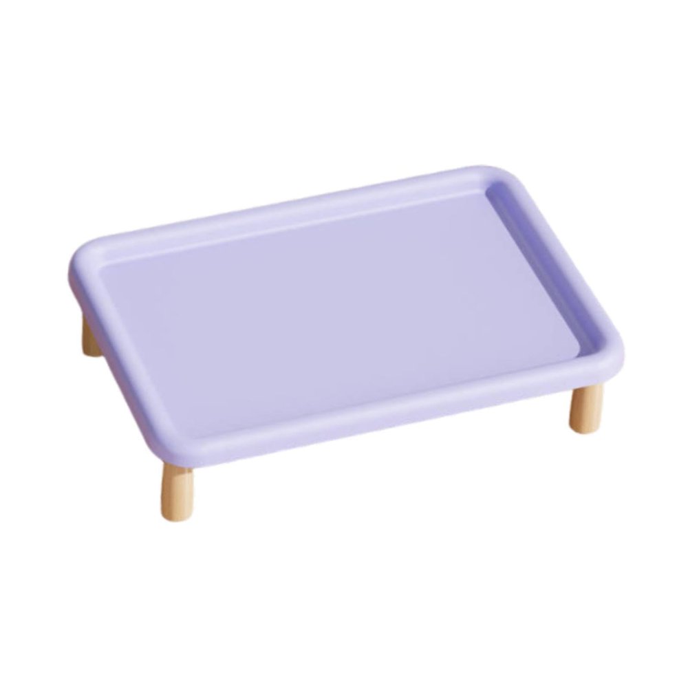 Chosertory Elevated Cat Food Bowl Stand, Violet