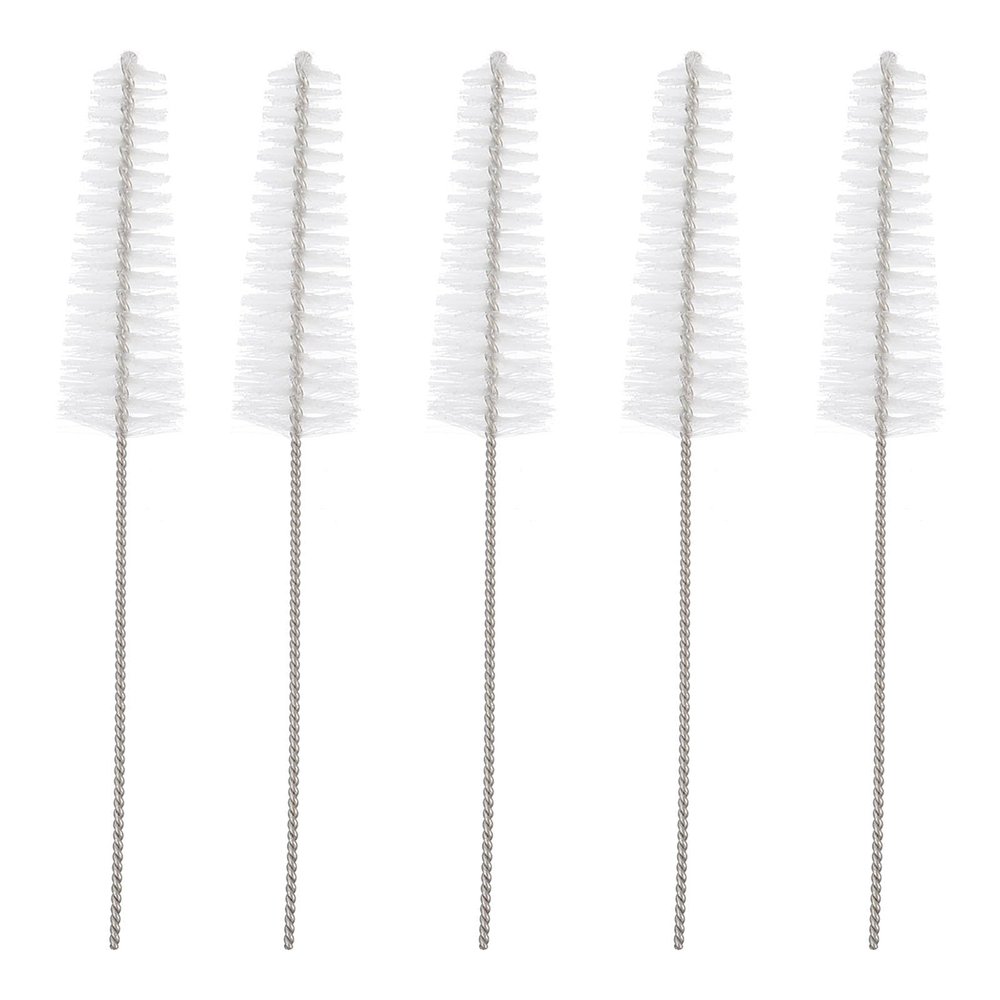 DRESSOOS Hearing Aid Cleaning Brushes, Nylon and Stainless Steel, 5 Pieces