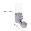 RUNROTOO Automatic Hanging Pet Water Dispenser, Large-Capacity Plastic view 2