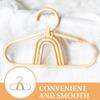 SHINEOFI 2-Pack Sturdy Rattan Children's Hangers with Smooth Surface view 4